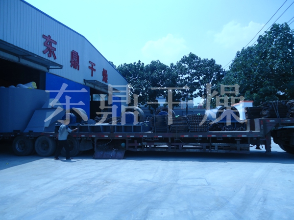 雞西煤泥烘干機(jī)發(fā)貨現(xiàn)場